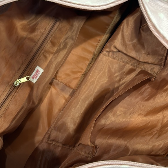 Target mossimo travel duffel weekender pink heart canvas bag - Picture 9 of 9